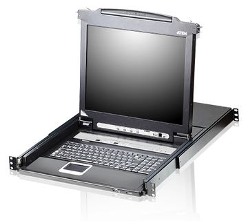 ATEN CL5708N-ATA-XG 19i LCD KVM Switch withUSB peripheral port-German - KVM-Umschalter von LumaTech