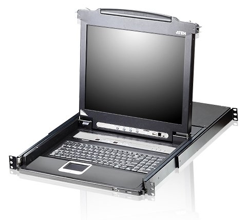 ATEN CL5708N-ATA-XG 19i LCD KVM Switch withUSB peripheral port-German - KVM-Umschalter