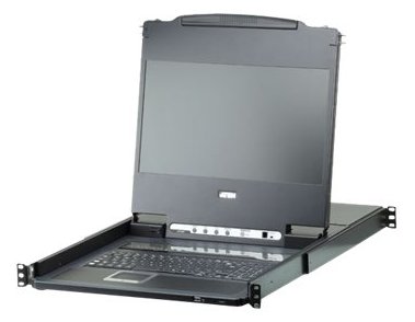 ATEN CL6708MW - KVM-Konsole mit KVM-Switch - 8 Anschlüsse - USB - Schweizer - 43.9 cm (17.3)