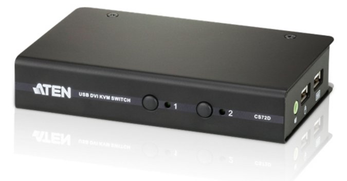 ATEN CS72D - KVM-/Audio-Switch - 2 x KVM/Audio