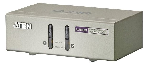 ATEN CS72U - KVM-Switch - 2 x KVM port(s) - 1 lokaler Benutzer