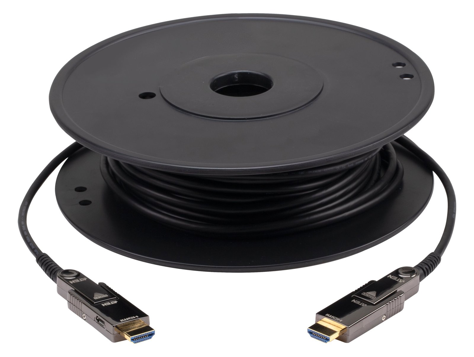 ATEN High Speed - HDMI-Kabel - HDMI männlich zu 19 pin micro HDMI Type D männlich - 100 m - Hybrid Kupfer/Kohlefaser