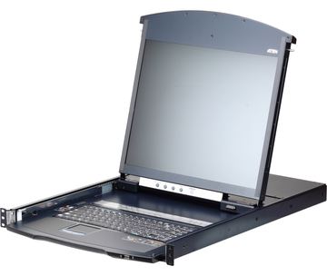 ATEN KL1116VN - KVM-Konsole mit KVM-Switch - 16 Anschlüsse - USB - 48.3 cm (19) von LumaTech