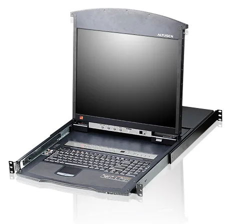 ATEN KL1508AN F 48cm LCD KVM - KVM-Umschalter - 8-Port, Ansicht 2