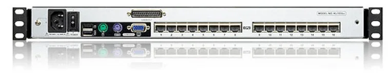 ATEN KL1508AN F 48cm LCD KVM - KVM-Umschalter - 8-Port, Ansicht 3