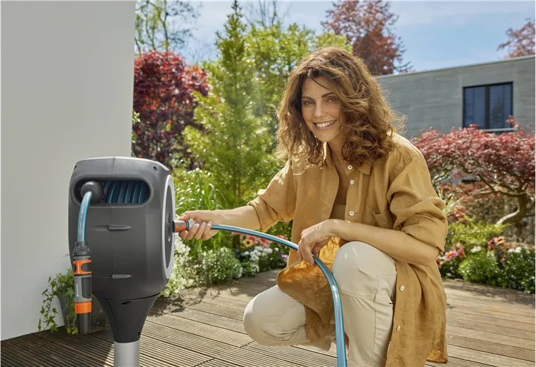 Gardena Terrassen-Schlauchbox RollUp S weiss 15 m, Ansicht 2