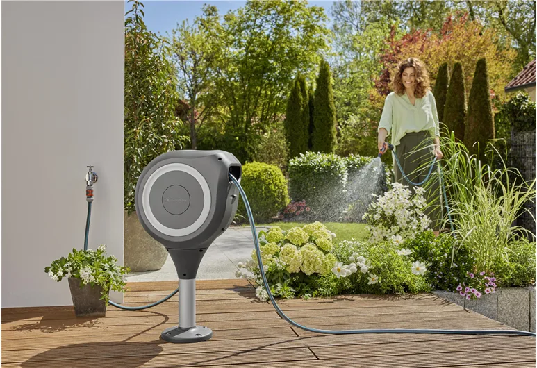 Gardena Terrassen-Schlauchbox RollUp S weiss 15 m, Ansicht 3