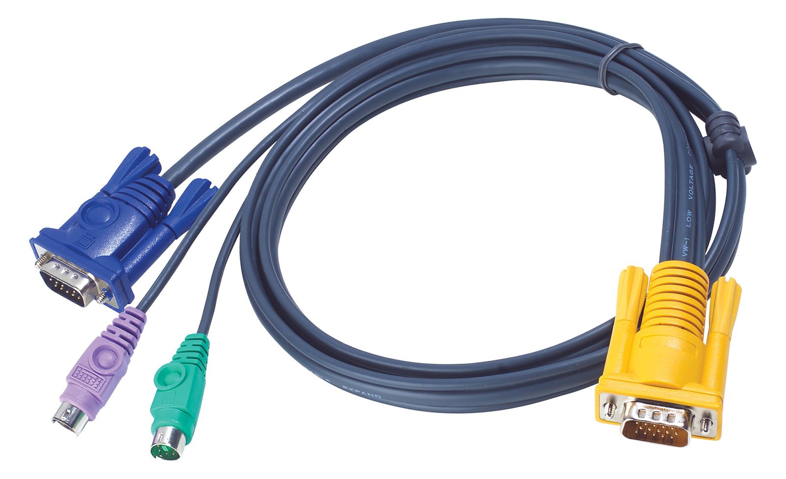 ATEN Tastatur- / Video- / Maus- (KVM-) Kabel - 15 pin D-Sub (DB-15)