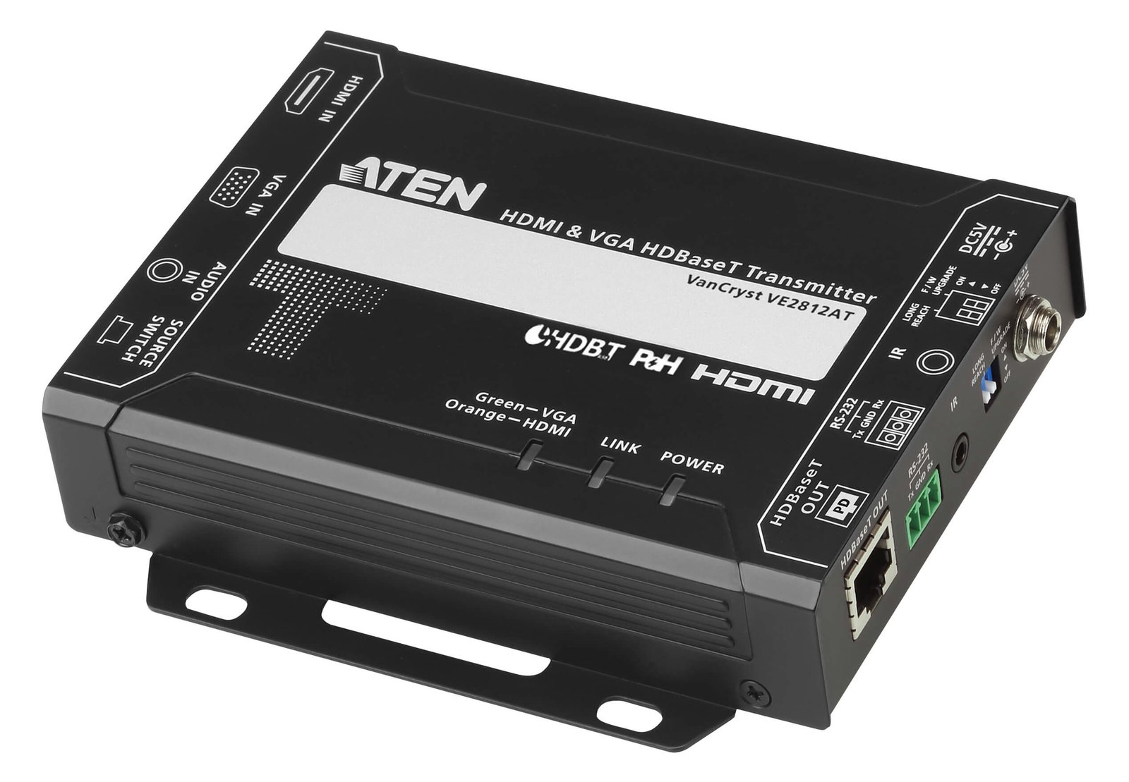 ATEN VanCryst VE2812AT - Video-, Audio-, Infrarot- und serielle Erweiterung