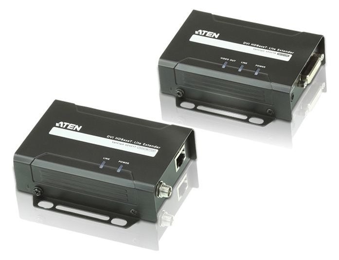 ATEN VanCryst VE601 DVI HDBaseT-Lite Extender, Transmitter and Receiver