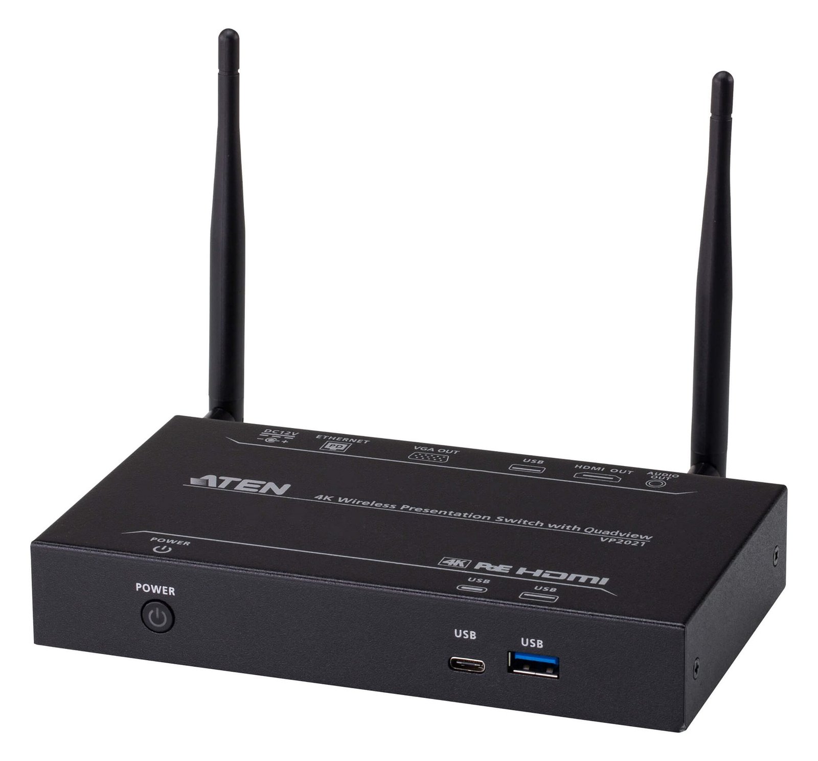 ATEN VP2021 4K Wirel Presentation Switch - USB Typ C - Video-Ausgang