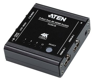 ATEN VS381B - Video/Audio-Schalter - 3 x HDMI von LumaTech