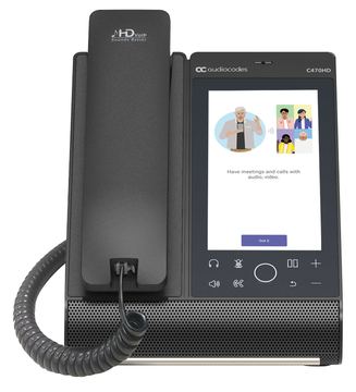 AudioCodes C470HD IP Phone - VoIP-Telefon - mit Bluetooth-Schnittstelle von LumaTech