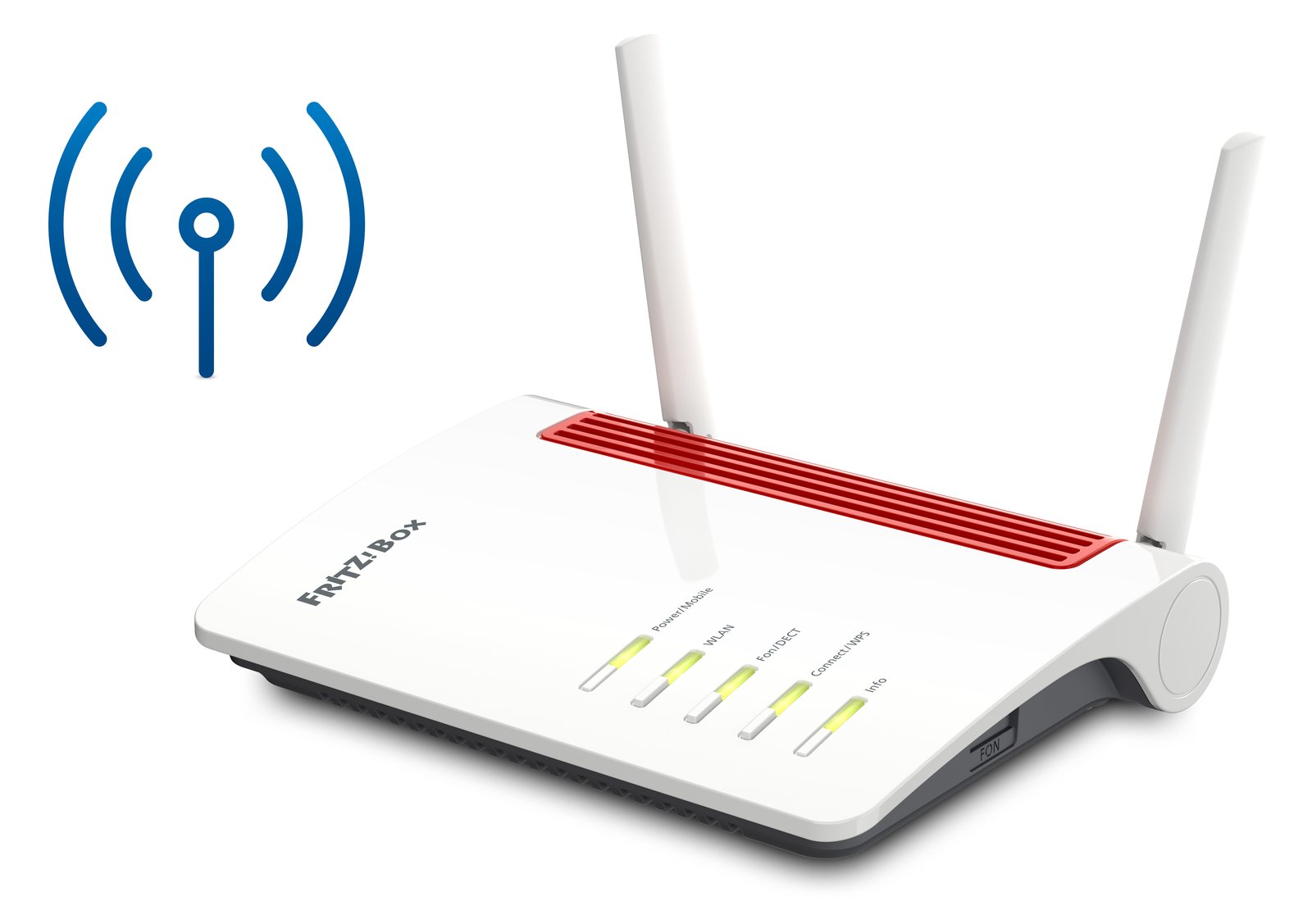 AVM FRITZ!Box 6850 LTE - Wireless Router - DSL/WWAN - 4-Port-Switch - GigE - 802.11a/b/g/n/ac - Dual-Band