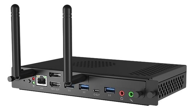 Avocor AVC-OPSI7-G12 - 16 GB RAM - Intel Core i7 - SSD - 256 GB - Windows 11 Pro - 4K UHD (2160p) - 60 BpS - Schwarz