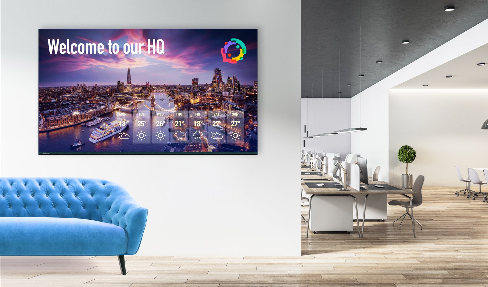 Avocor AVK-7510 - 190 cm (75) Diagonalklasse K Series LCD-Display mit LED-Hintergrundbeleuchtung - QLED - Android