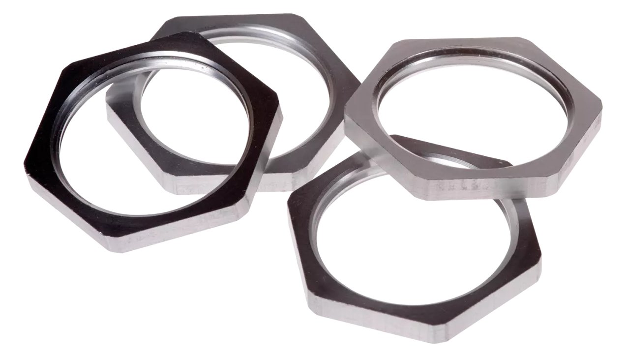 Axis 3/4 Conduit Locknut A - Käfigmuttern (Packung mit 4)