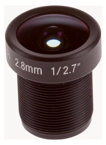 Axis M12 Megapixel - CCTV-Objektiv - feste Irisblende - M12-Anschluss - 2.8 mm - f/1.2 (Packung mit 10)