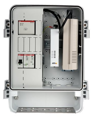 Axis T98A18-VE Media Converter Cabinet A - Medienkonverter - GigE - 10Base-T, 100Base-TX, 1000Base-X, 100Base-X