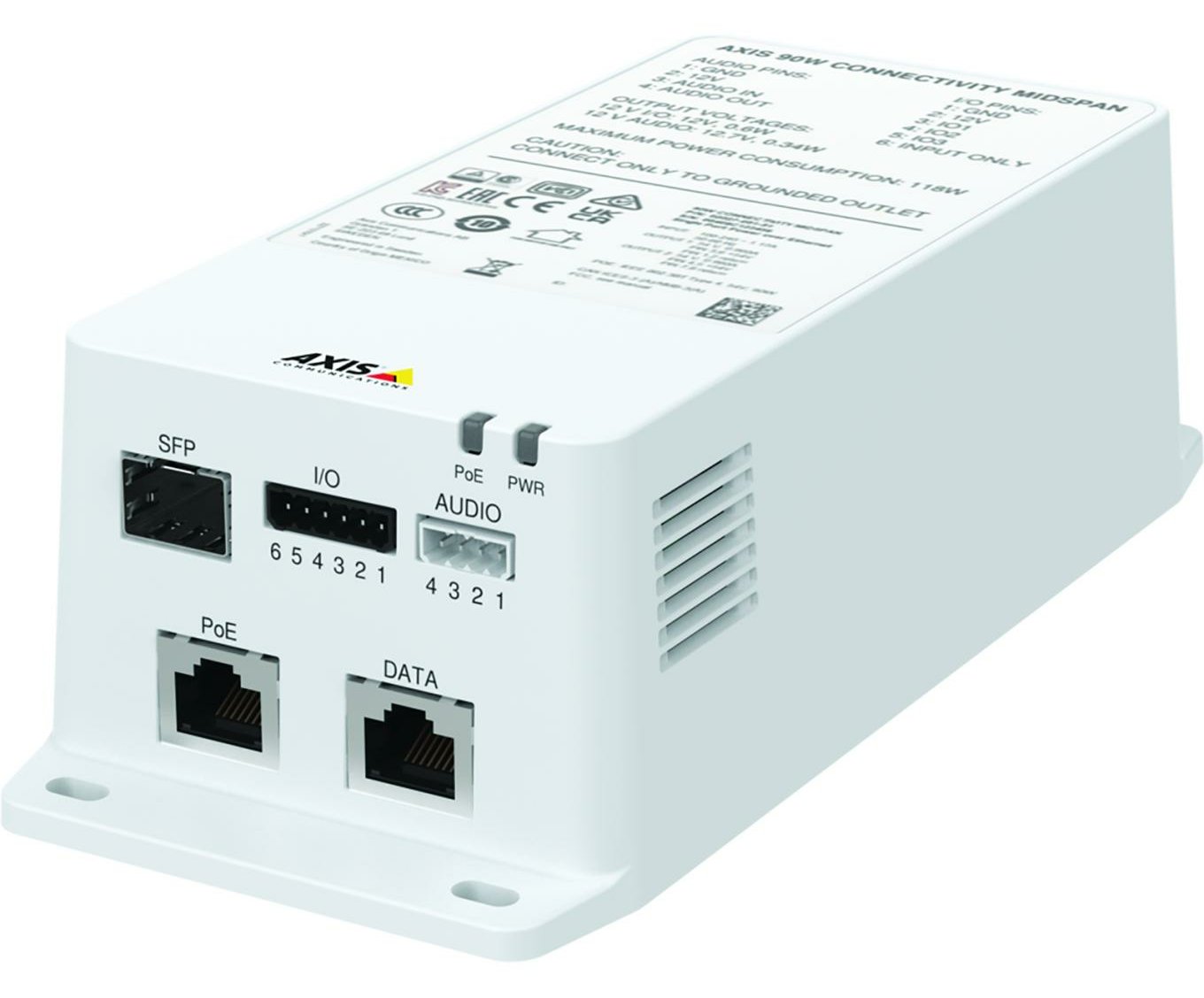 Axis TU8003 - Power Injector - Midspan-Konnektivität