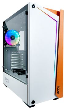 AZZA APOLLO 430 - Midi Tower - PC - Weiß - ATX - micro ATX - Gehärtetes Glas - Gaming von LumaTech