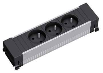 Bachmann 317.102 - 0,1 m - 3 AC-Ausgänge - Aluminium - Schwarz - 1 Stück(e) von LumaTech