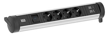 Bachmann 706.002 CYCLE Base 4xCEE7/3 1xSchalter von LumaTech