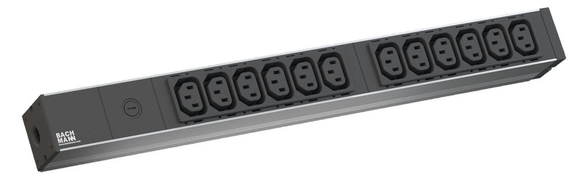 Bachmann 800.3723 Steckdosenleiste 19Z 1HE 12xC13 2 0m - Steckdosenleiste - 2 m