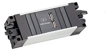 Bachmann 906.10932 - STEP ALU 1xUSB A/C 22W von LumaTech