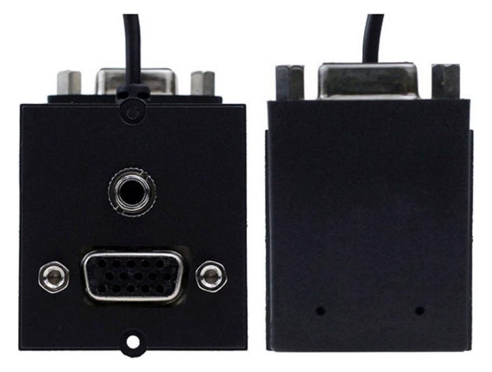 Bachmann 917.058 - 0,2 m - VGA (D-Sub) + 3.5mm - VGA (D-Sub) + 3.5mm - Weiblich - Weiblich - 1 Stück(e)
