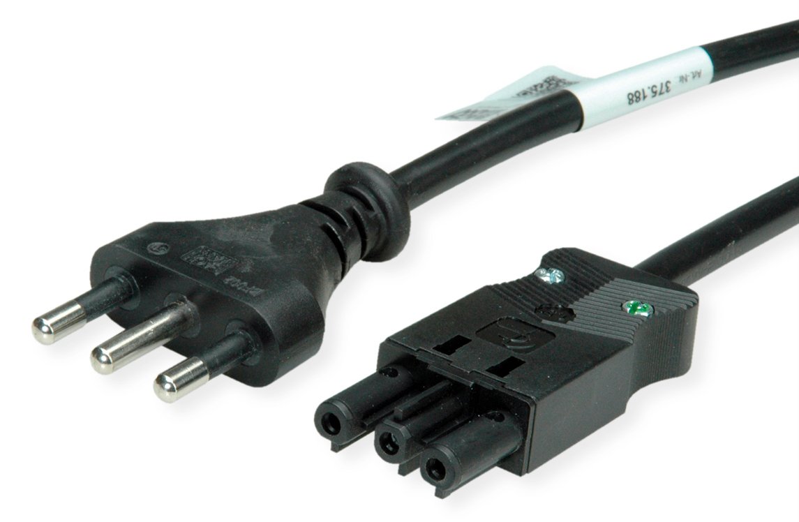 Bachmann Appliance cord - Italy GST18/3 - 5m - Black