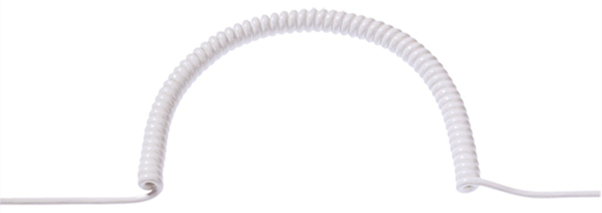 Bachmann BM0010710 Spiralleitung H05VV-F 3G1.5qmm L 1.0m ws