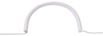 Bachmann BM0010713 Spiralleitung H05VV-F 3G1.5qmm L 0.4m ws von LumaTech
