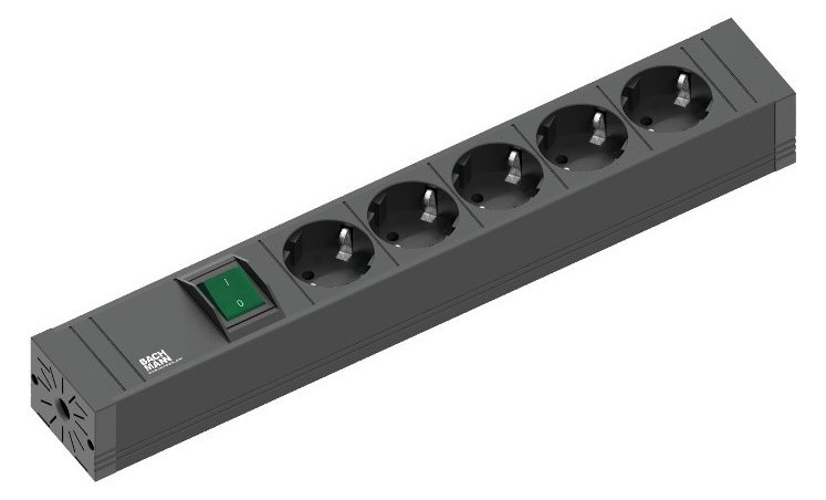 Bachmann CONNECT LINE - Steckdosenleiste - Ausgangsanschlüsse: 5