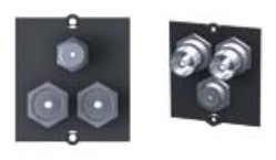 Bachmann Custom module 1 x sat / TV / radio - Modulares Faceplate-Snap-In