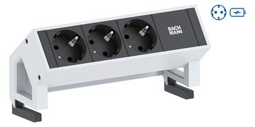 Bachmann Desk 2 - 1 AC-Ausgänge - Indoor - Typ F - Weiß - 155 mm - 1 Stück(e) von LumaTech