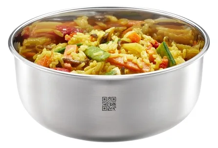 GEFU Provido - Schüssel - Rund - 1000 l - Edelstahl - Edelstahl - 300 °C, Ansicht 2
