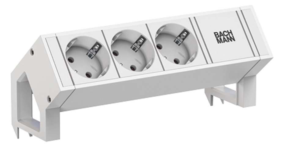 Bachmann DESK2 white 3xCEE7/3 0 902.32052m GST18 RAL9010