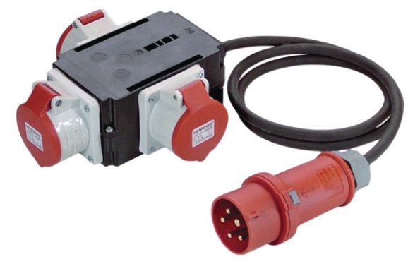 Bachmann H07RN-F5G - Netz-Splitter - IEC 60309 16A zu IEC 60309 16A