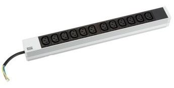 Bachmann LOCKABLE - Steckdosenleiste (Rack - einbaufähig) - Ausgangsanschlüsse: 12 (IEC 60320 C13) von LumaTech
