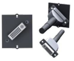 Bachmann Modulares Faceplate-Snap-In - DVI-I von LumaTech
