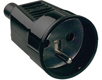 Bachmann Netzanschluss - 2-polig (R) - 250 V - Schwarz von LumaTech