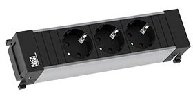 Bachmann POWER FRAME - Größe S - Steckdosenleiste - Wechselstrom 250 V - 3680 Watt - Eingabe, Eingang GST18i3