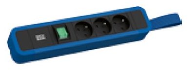 Bachmann PRIMO 2 3xUTE 350.3411xSchalter m.Schlaufe 2m CEE7/7 RAL5010
