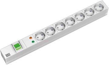Bachmann Steckdosenleiste (Rack - einbaufähig) - Ausgangsanschlüsse: 7 - 1U - 48.3 cm (19) von LumaTech