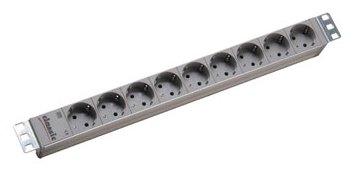 Bachmann Steckdosenleiste (Rack - einbaufähig) - Ausgangsanschlüsse: 9 - 1U - 48.3 cm (19)