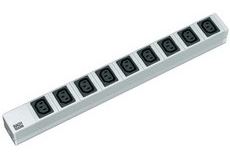 Bachmann Steckdosenleiste (Rack - einbaufähig) - Ausgangsanschlüsse: 9 (IEC 60320 C13) von LumaTech