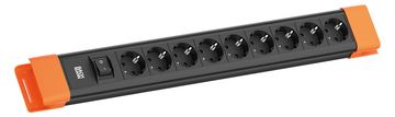 Bachmann Steckdosenleiste CONNECTUS 9xCEE7/3 1xSchalter 2.0m CEE7/7 von LumaTech