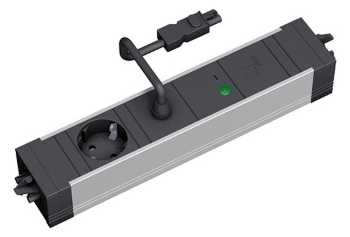 Bachmann Steckdosenleiste STEP ALU AUTOMATIC SAVE GST18ABSCHALTAUT