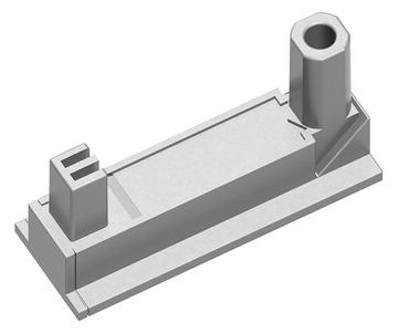 Bachmann Stromleisten-Befestigungsschelle - weiß, RAL 9010 (Packung mit 2) von LumaTech